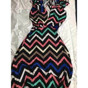 Wrap infinity dress